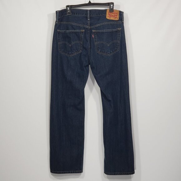 Levis 559  Dark Wash  Straight Leg Jeans   36 X 32 - Picture 1 of 4